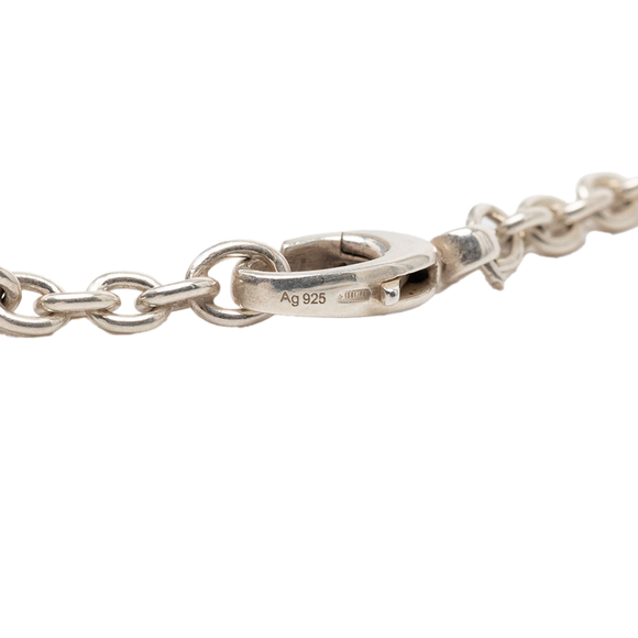 Pre-Loved Gucci Sterling Silver Chain Necklace